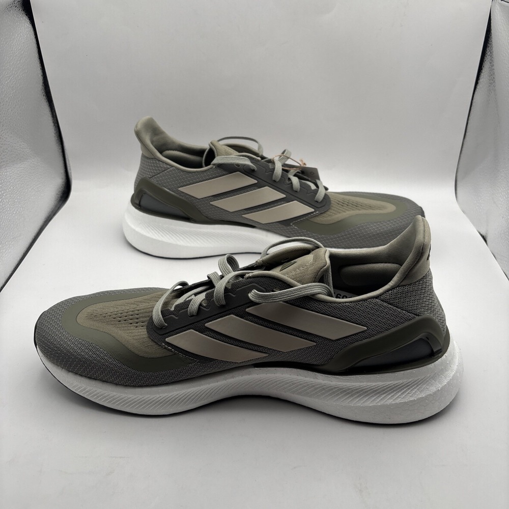 adidas PureBoost 5 Olive Strata Mens Sz 11.5 Running Shoes IF9195 New w/Tags - Picture 3 of 8